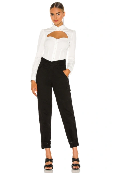 Shop Fleur Du Mal Bella Shirt In Ivory