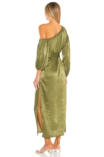 Shop House Of Harlow 1960 X Revolve Roslyn Midi Dress In Olive Green