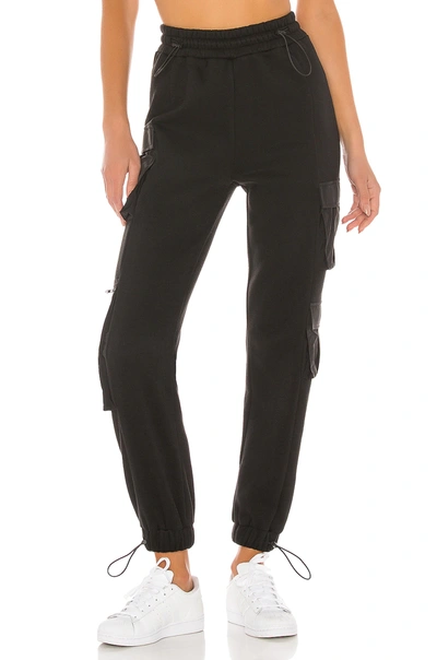 Shop Danielle Guizio Cargo Pants In Black