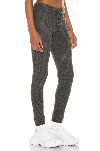 Shop Beyond Yoga Waffle Easy Sweatpant In Charcoal