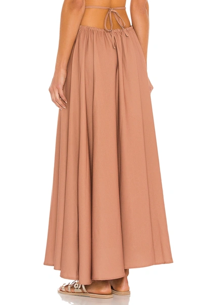 Shop Agua Bendita X Revolve Opal Skirt In Brown