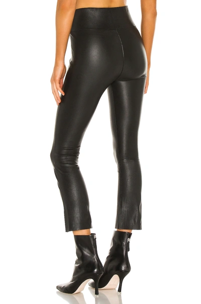 Shop Sprwmn Crop Flare Legging In Black