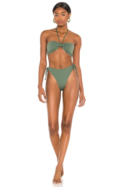Shop Tropic Of C Savanna Bikini Top In Slate