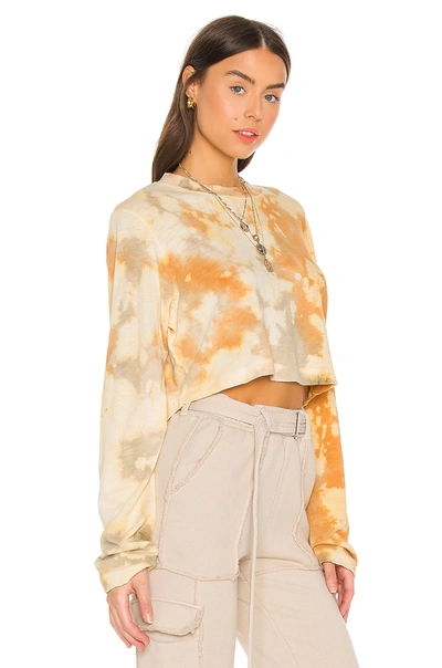 Shop Cotton Citizen Tokyo Crop Long Sleeve In Truffle Haze