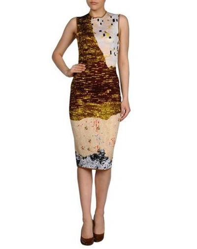 Shop Givenchy Knee-length Dress In Ocher