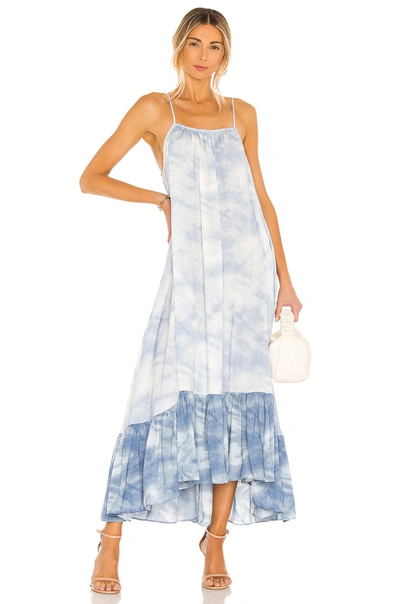 Shop Free People Full On Maxi Slip Dress In Sea Combo