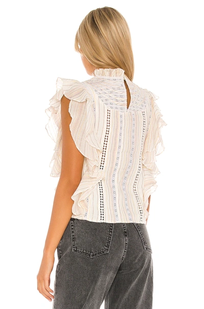 Shop Jen's Pirate Booty La Boheme Blouse In Sunset Cloud