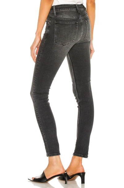 Anine Bing Frida Cropped Acid-wash High-rise Slim-leg Jeans In Grey |  ModeSens
