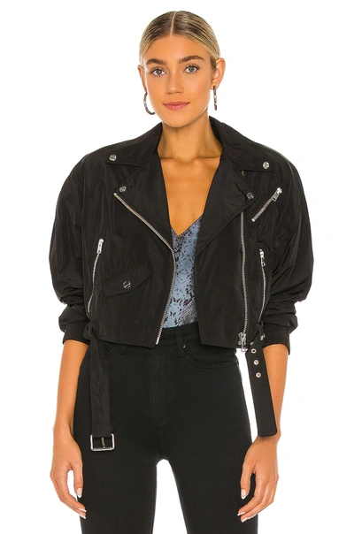 Shop Lamarque Dylan Nylon Jacket In Black