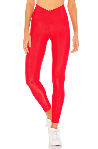 Beach Riot Shine High-waist Leggings In Red