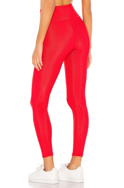Beach Riot Shine High-waist Leggings In Red