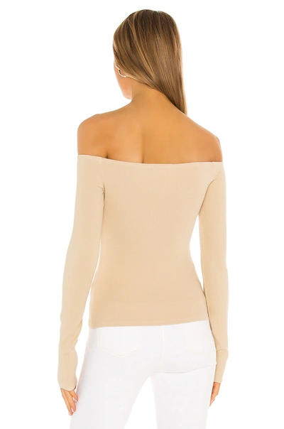 Shop Lovers & Friends Cut Out Off Shoulder Top In Nude
