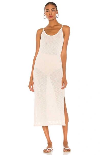 Shop Majorelle Midi Slip Dress In Natural Ivory