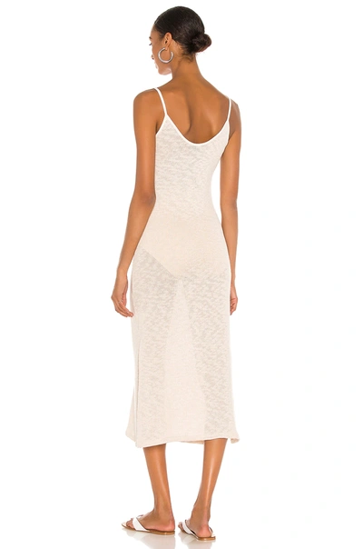 Shop Majorelle Midi Slip Dress In Natural Ivory
