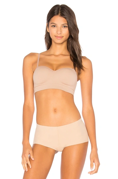 Shop Yummie By Heather Thomson Peyton Strapless Convertible Bra In Almond