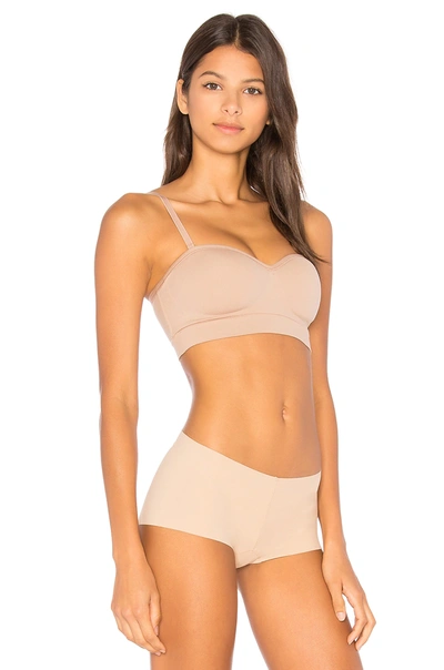 Shop Yummie By Heather Thomson Peyton Strapless Convertible Bra In Almond