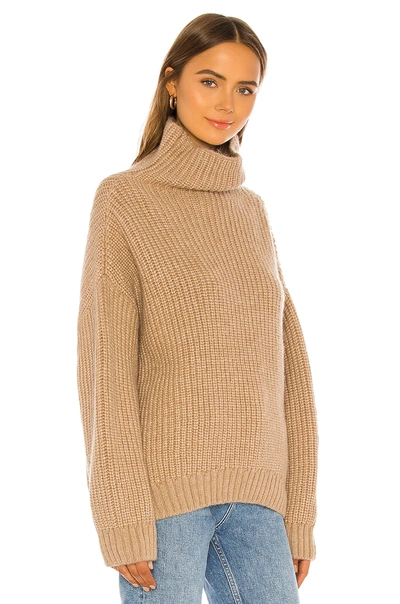 Shop Anine Bing Sydney Sweater In Camel
