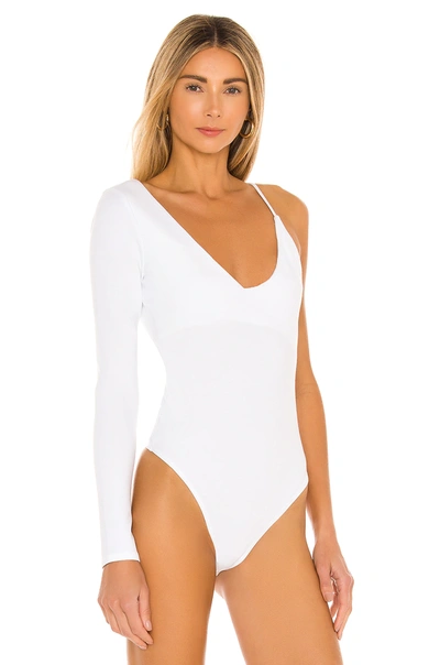 Shop Nbd Matty Bodysuit In White