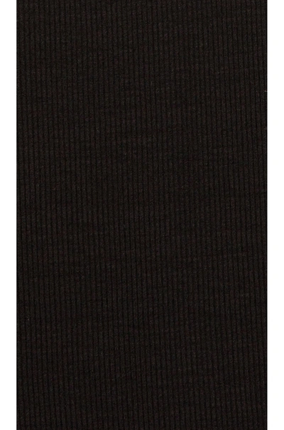 The Line By K Harley Off-the-shoulder Ribbed Jersey Top In Black