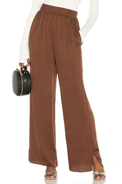 PAJAMA 长裤 – 棕色