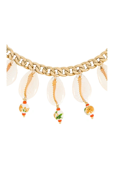 Shop Joolz By Martha Calvo Aloha Necklace In Gold