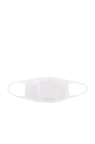 Beach Riot Reusable Cotton Mask Face Covering In White Palm