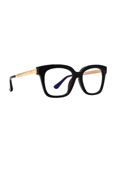 Shop Diff Eyewear Bella Xs Blue Light In Black