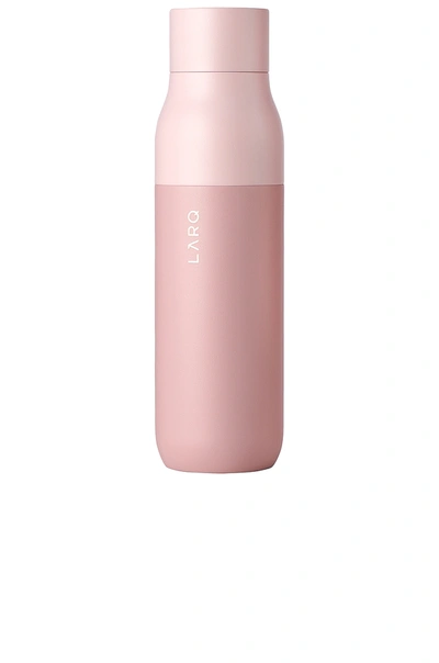Shop Larq Self Cleaning 17 oz Water Bottle In Himalayan Pink