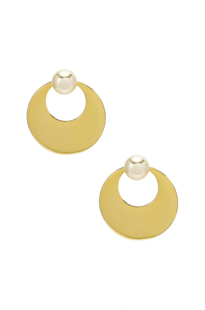 Shop Lpa Everly Earring In Gold & Pearls