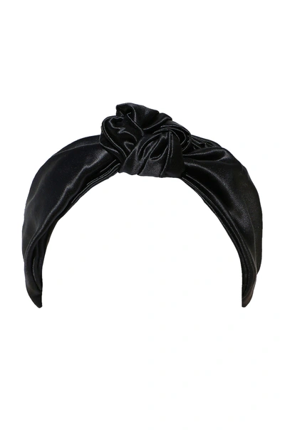 Shop Slip Silk Headband The Knot In Black