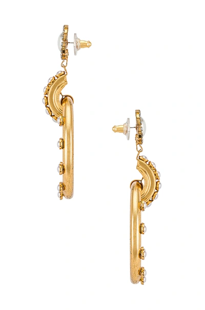 Shop Elizabeth Cole Aubree Earrings In Pearl