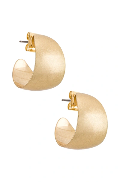 Shop Petit Moments Melrose Hoop Earring In Gold