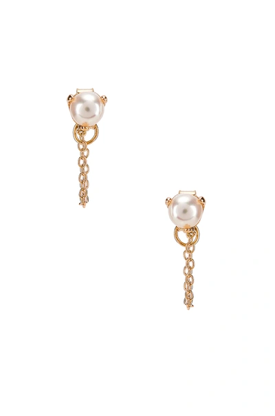 Shop Natalie B Jewelry Intergalactic Studs In Gold