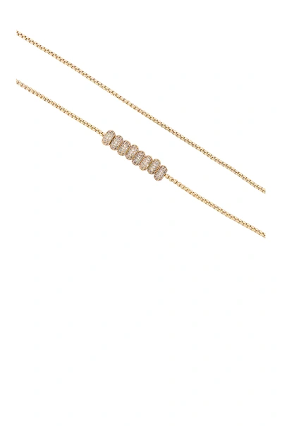 Ettika Crystal Bead Belt In Gold