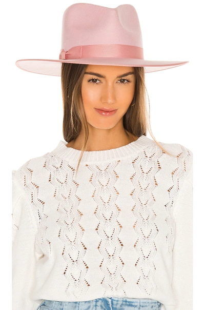 Shop Lack Of Color Stardust Rancher Hat In Pastel Pink