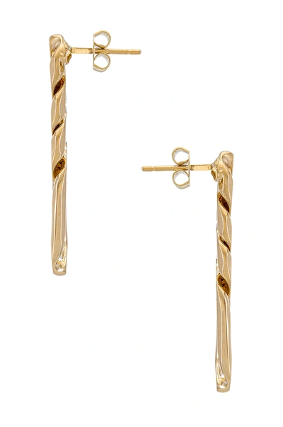 Shop Joolz By Martha Calvo Figaro Chain Earrings In Gold