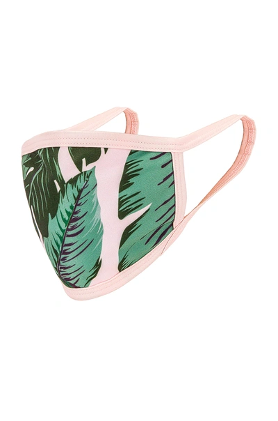 Shop Beach Riot Face Mask In Pink Palm