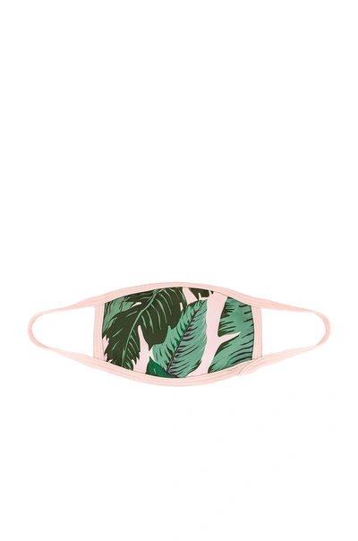 Beach Riot Face Mask In Pink Palm