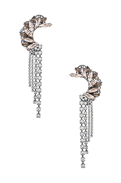 Shop Anton Heunis Crawler Earring In Gunmetal