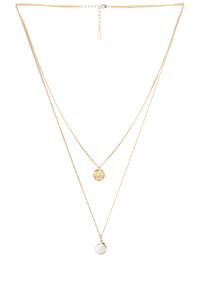 Shop Cam Into The Land & Sea Necklace In Plated Brass