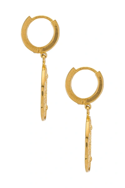 Shop Amber Sceats Claire Earrings In Gold