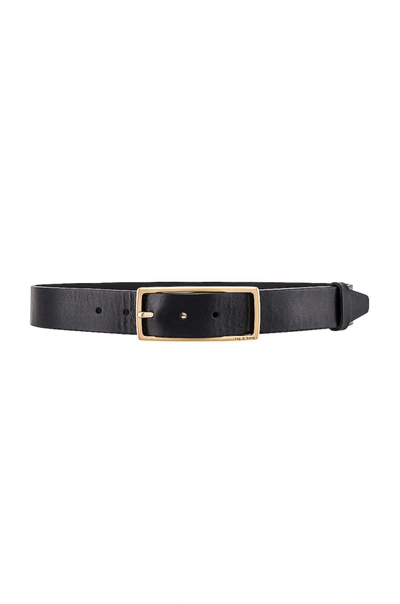 Rag & Bone Rebound Leather Belt In Black