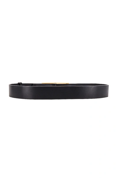 Rag & Bone Rebound Leather Belt In Black