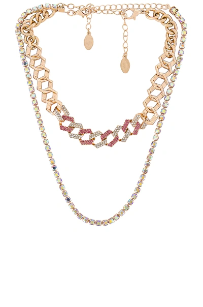 Shop 8 Other Reasons Vivienne Set In Gold & Pink