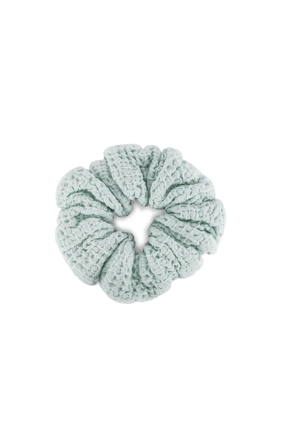 Shop Donni. Waffle Chiquita Scrunchie In Sky