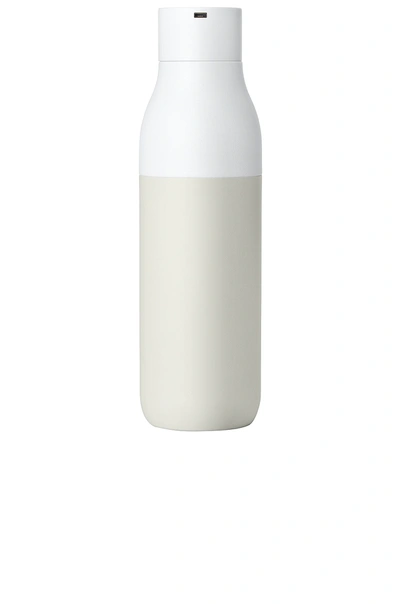 Shop Larq Self Cleaning 25 oz Water Bottle In Granite White