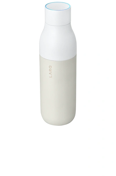 Shop Larq Self Cleaning 25 oz Water Bottle In Granite White