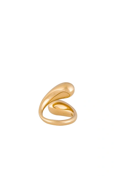 Shop Soko Twisted Dash Ring In Gold