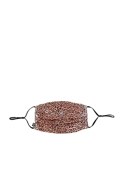 Shop Slip Reusable Face Covering In Rose Gold Leopard