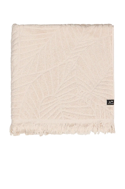 Shop Slowtide Kalo Bath Towel In Cream